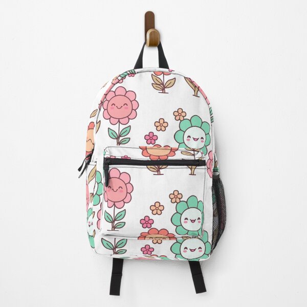 Item preview, Kawaii Flowerful Faces Digital Motif designed and sold by zolarche.