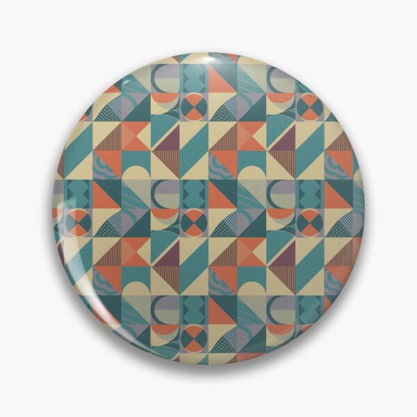 Item preview, Symmetrical and abstract geometric pattern with clean lines designed and sold by SeamlessBlend.