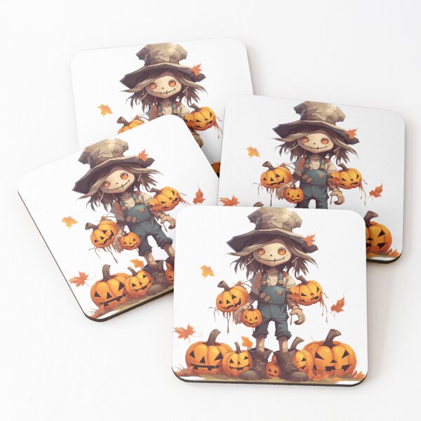 Item preview, Scarecrow Boy Pumpkin Halloween Cute Cartoon (Image 3/12) designed and sold by DigitalArtify.