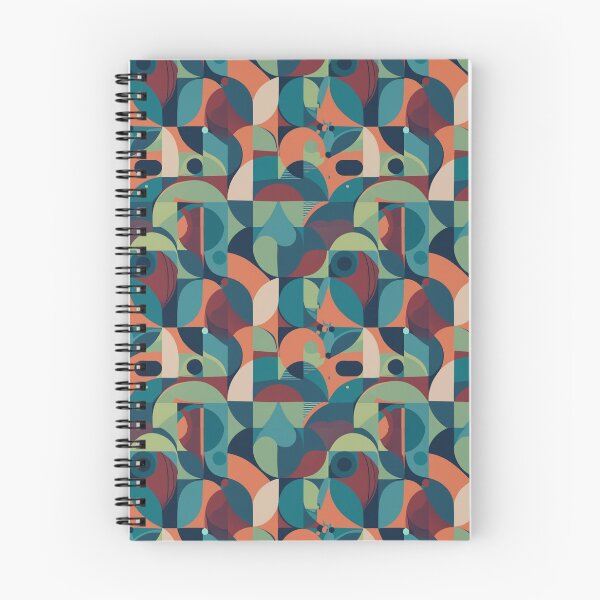Item preview, Symmetrical and abstract geometric pattern with clean lines designed and sold by SeamlessBlend.