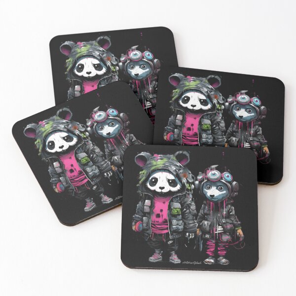 Item preview, Panda and Urban Friend, Splash designed and sold by ArtWearSplash.
