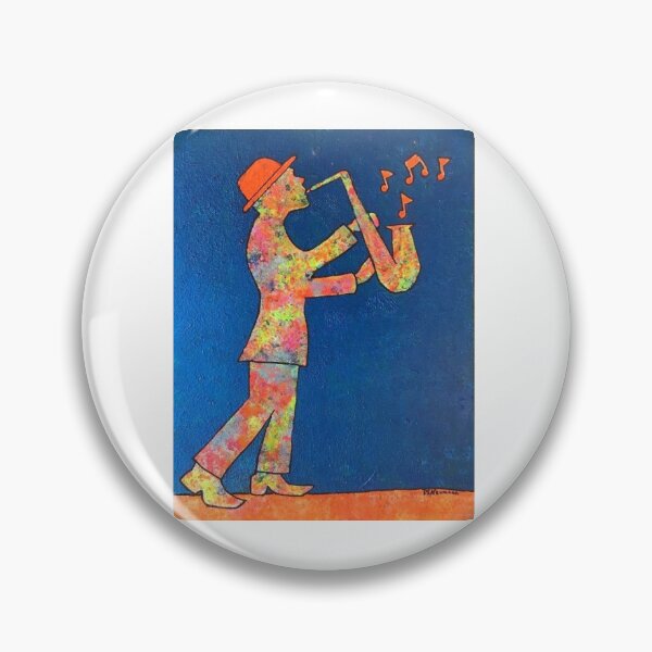 Item preview, Fun art - Whimsical Jazzman designed and sold by Dorothea Neumann.
