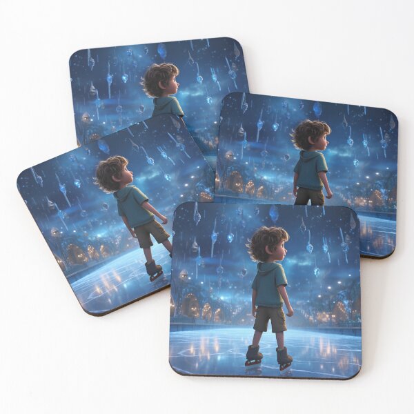 Item preview, Boy on ice rink designed and sold by Alenus.