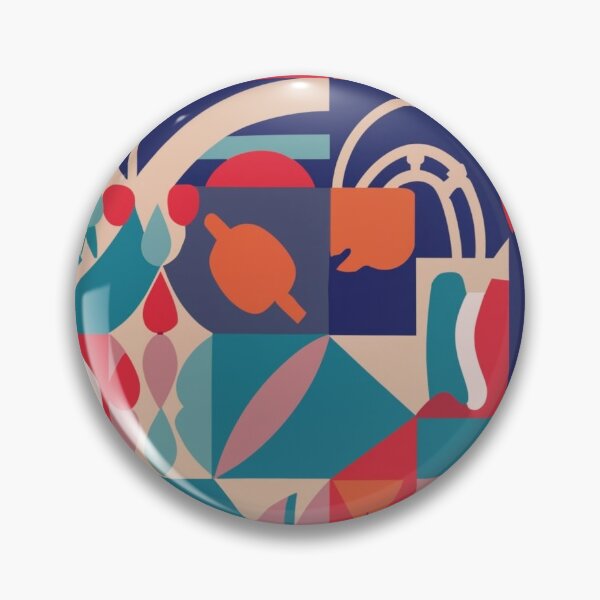 Item preview, Symmetrical and abstract geometric pattern with clean lines designed and sold by SeamlessBlend.
