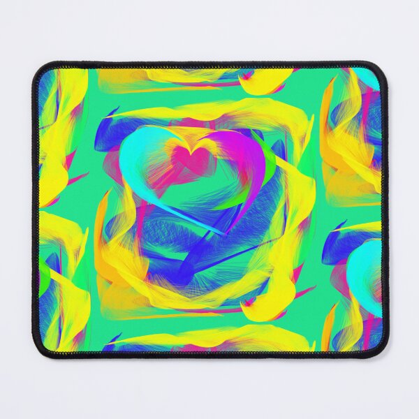 Item preview, big  and small heart  green  background designed and sold by miaterinka.