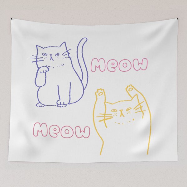 Item preview, hand painting, one fine day, lovely cat, meow designed and sold by zzzozzo.