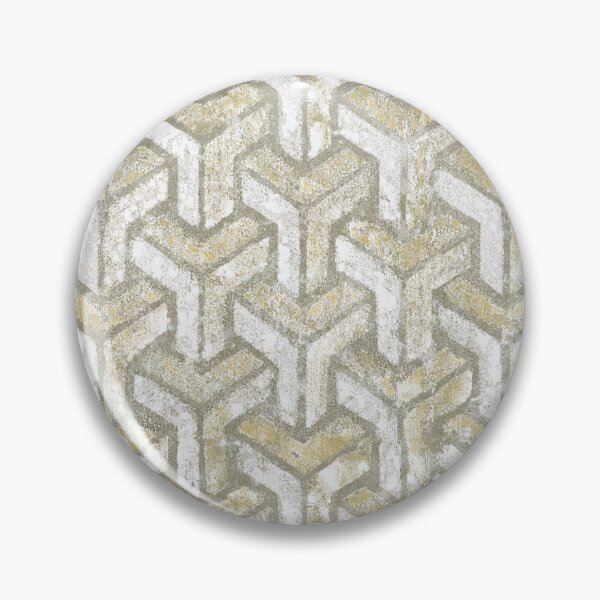 Item preview, Geometric distressed texture yellow designed and sold by Alessandro Remo Mazzoni Remotextiles.