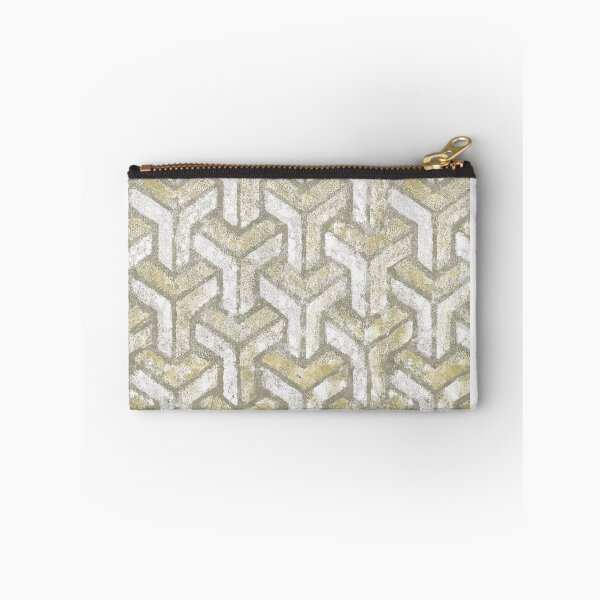 Item preview, Geometric distressed texture yellow designed and sold by Alessandro Remo Mazzoni Remotextiles.