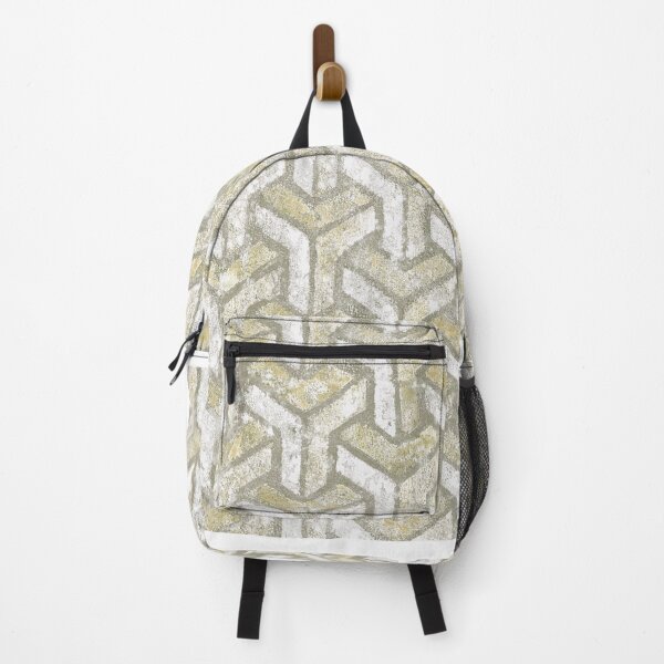 Item preview, Geometric distressed texture yellow designed and sold by Alessandro Remo Mazzoni Remotextiles.