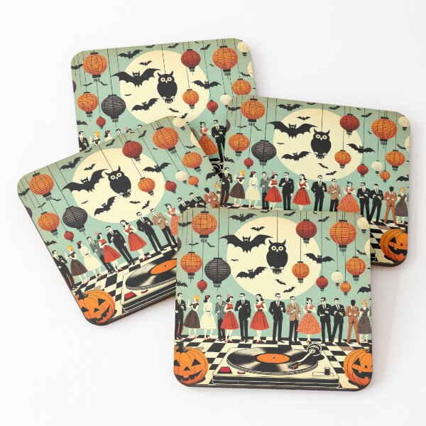 Item preview, Groovy Halloween Dance Party: Step into the Spooky Swing designed and sold by CvividVerse.