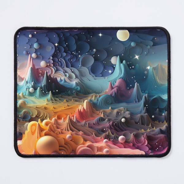 Item preview, Psychedelic Landscape with Whimsical Skies designed and sold by YYWDesigns.