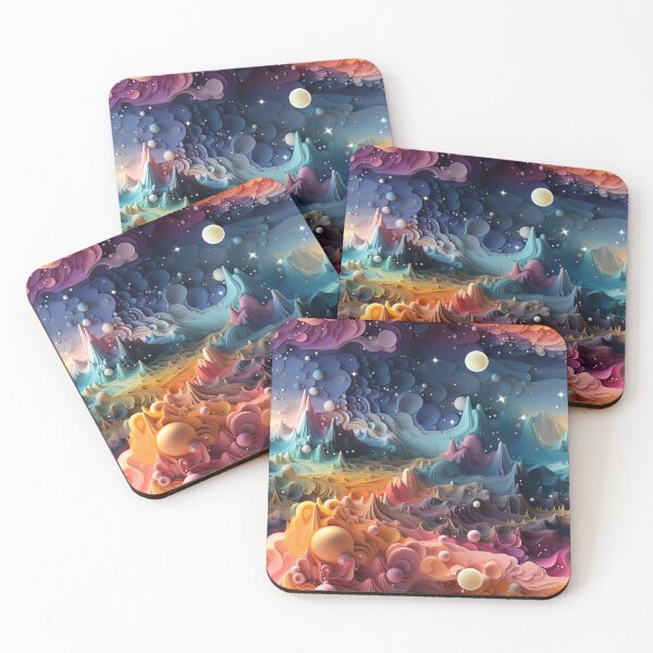 Item preview, Psychedelic Landscape with Whimsical Skies designed and sold by YYWDesigns.
