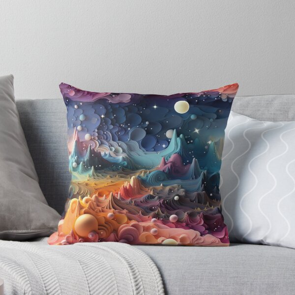 Item preview, Psychedelic Landscape with Whimsical Skies designed and sold by YYWDesigns.