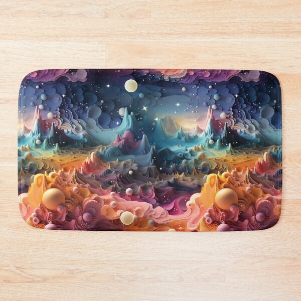 Item preview, Psychedelic Landscape with Whimsical Skies designed and sold by YYWDesigns.