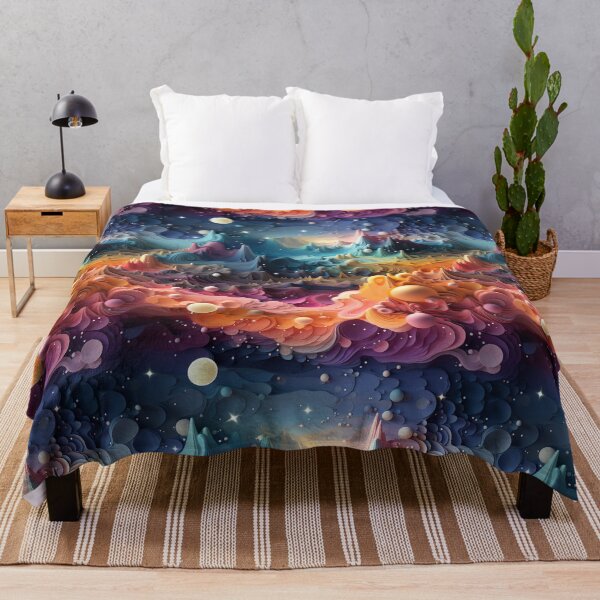 Item preview, Psychedelic Landscape with Whimsical Skies designed and sold by YYWDesigns.