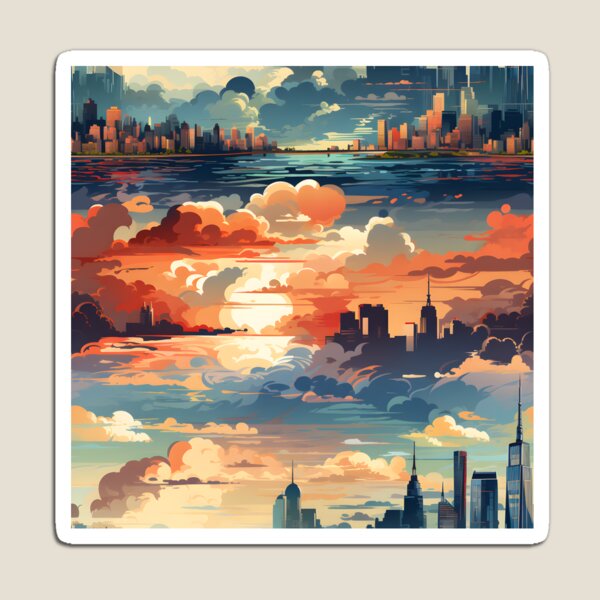 Item preview, City Skylines Sunset designed and sold by Mindterest.
