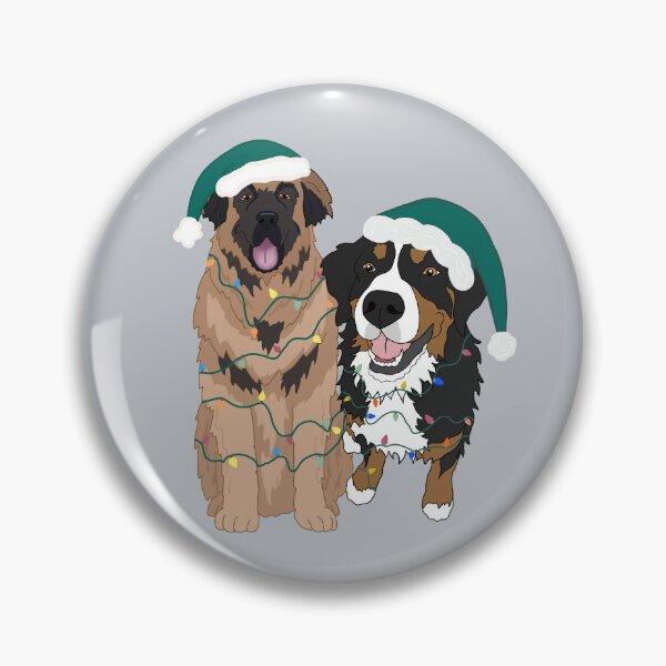 Item preview, Christmas Holiday Bernese and Leonberger  designed and sold by KantstandyaC.