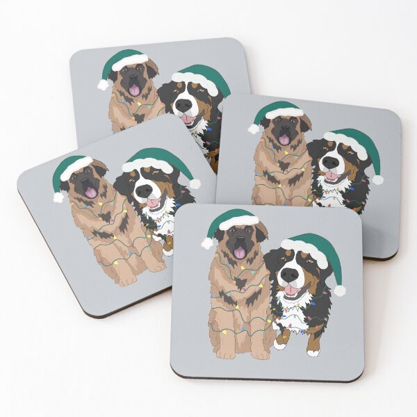 Item preview, Christmas Holiday Bernese and Leonberger  designed and sold by KantstandyaC.