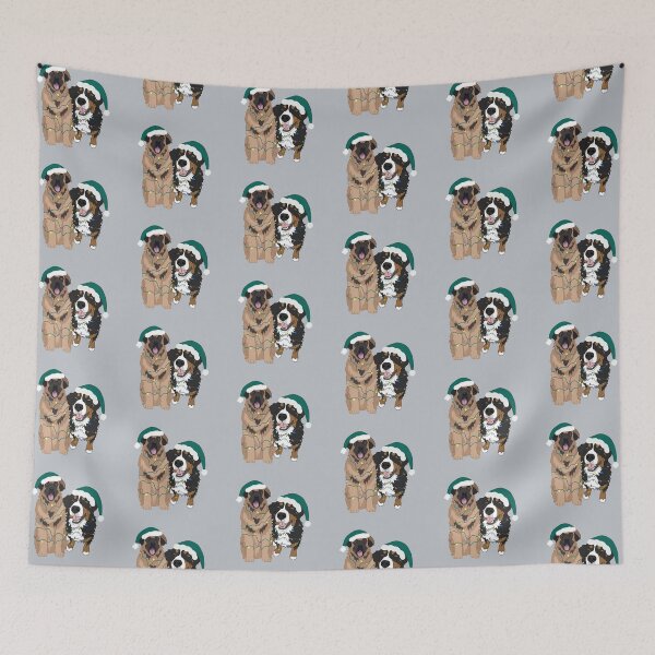 Item preview, Christmas Holiday Bernese and Leonberger  designed and sold by KantstandyaC.