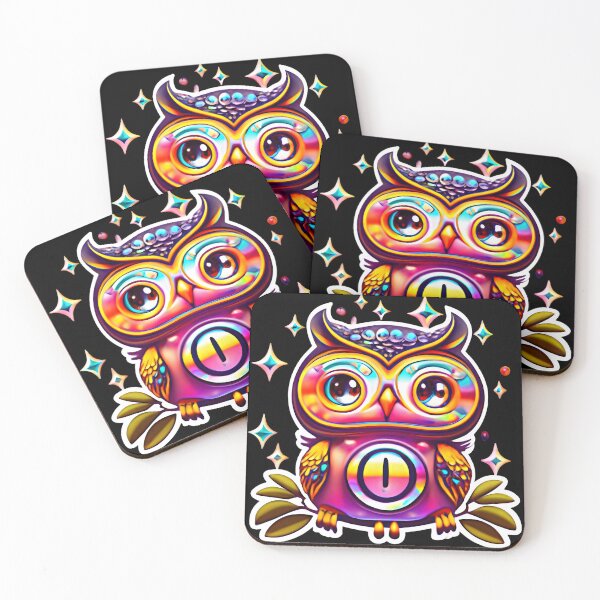 Artikelvorschau, Holografische Eule entworfen und verkauft von Graphics Galore.