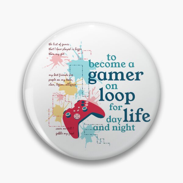 Item preview, Gamer On Loop For Life! designed and sold by ShubhankarK.