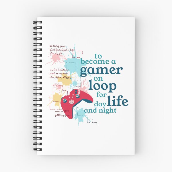Item preview, Gamer On Loop For Life! designed and sold by ShubhankarK.