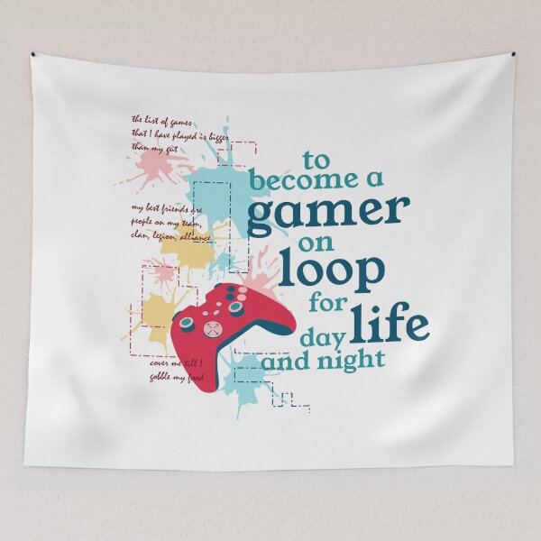 Item preview, Gamer On Loop For Life! designed and sold by ShubhankarK.