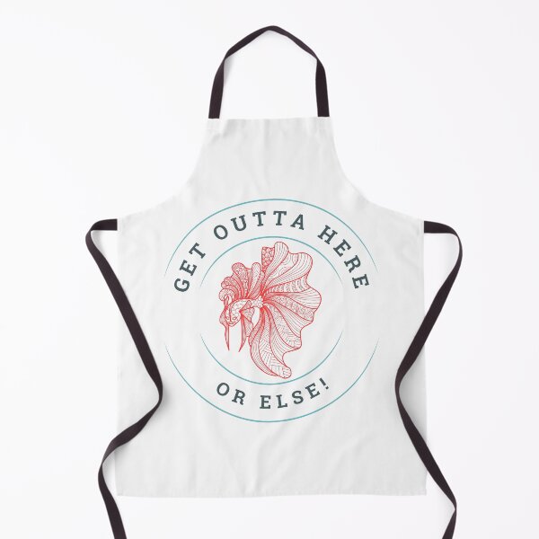 Item preview, Ornamental Betta Fish on white BG with witty Quotes designed and sold by mndesignworx.