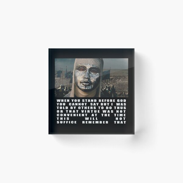 Item preview, King Baldwin IV of Jerusalem Quote designed and sold by Faithbranding.