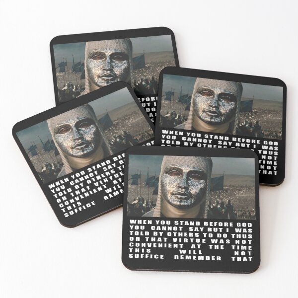 Item preview, King Baldwin IV of Jerusalem Quote designed and sold by Faithbranding.