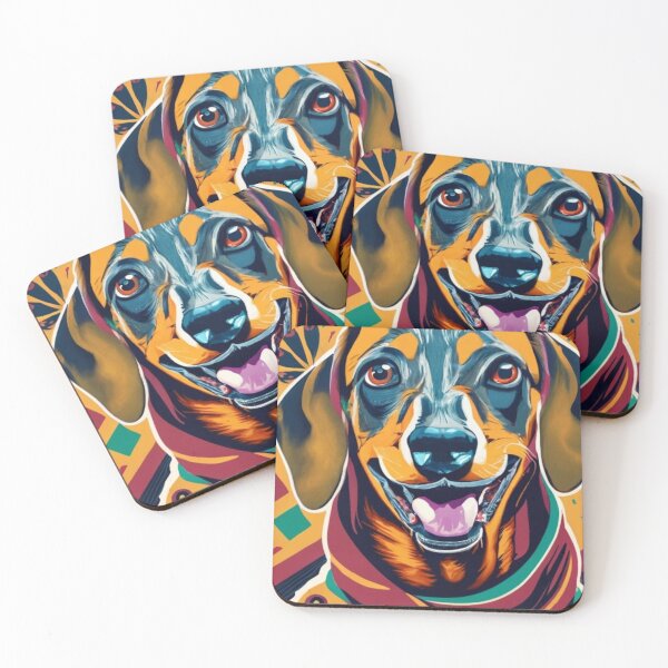 Item preview, Dachshund collection Pablo Picasso colorfull picture designed and sold by pablopicassooo.