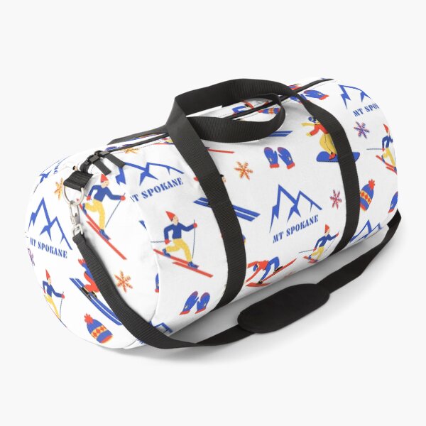 Item preview, Mount Spokane Washington Ski Snowboard seamless pattern designed and sold by Vintage-TM.
