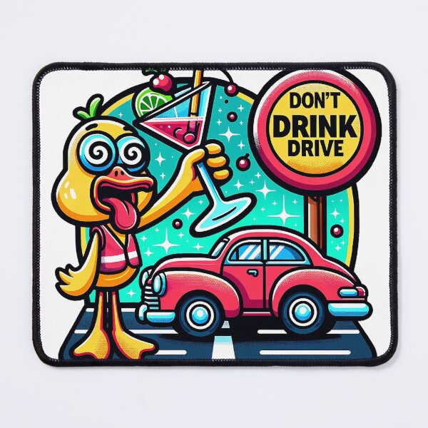 Item preview, Don't Drink and Drive Awareness Design - Stay Safe on the Road designed and sold by The-Library.