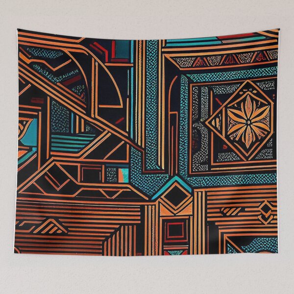 Item preview, Art Deco Fantasy Of Lines. designed and sold by Giulivo Store Graphic.