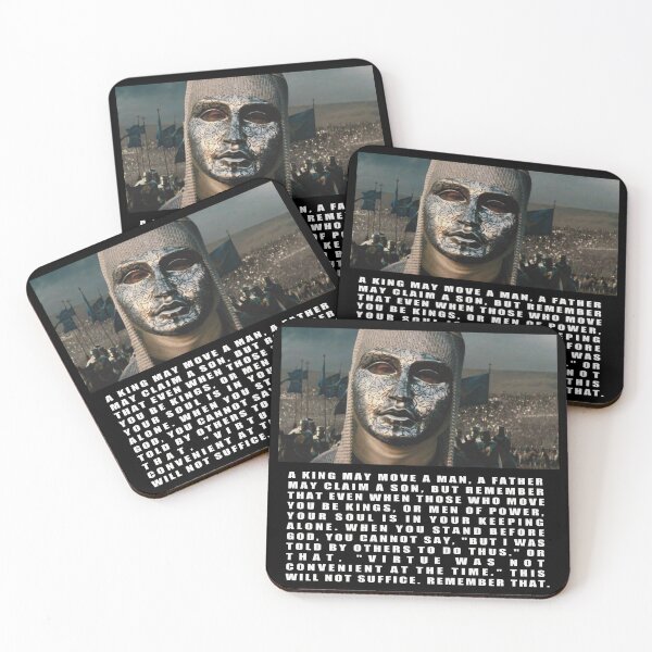 Item preview, King Baldwin IV of Jerusalem Full Quote designed and sold by Faithbranding.