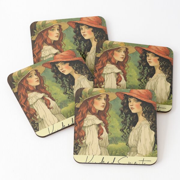 Item preview, Anne and Diana Kindred Spirits Anne of Green Gables Classic Book Full Size designed and sold by stargazerhill.
