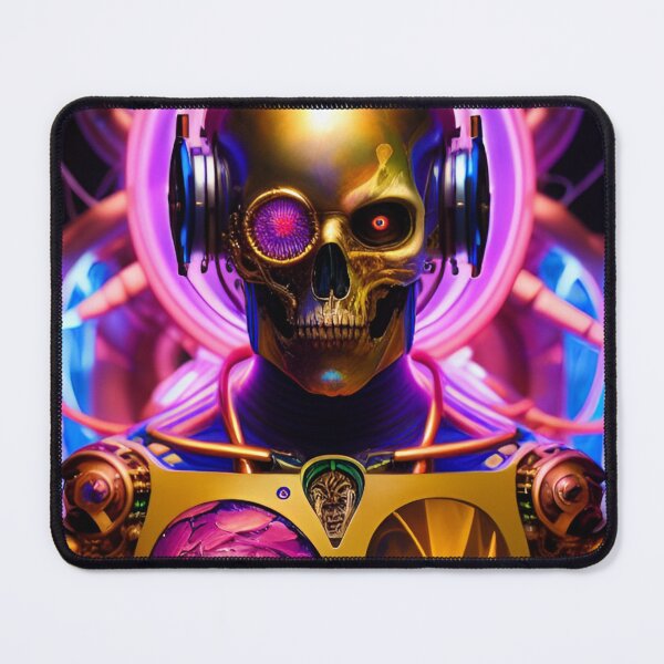Item preview, Nature.exe #0907 Psychedelic Skeleton Android designed and sold by GrumpyMrGrouper.