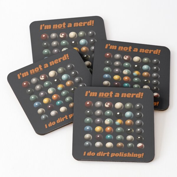 Item preview, I'm NOT a nerd! I do DIRT POLISHING! designed and sold by SolidEarthArt.