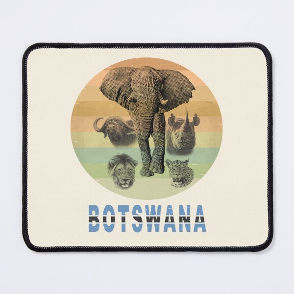 Item preview, Botswana Wildlife "Big Five" Artwork for Botswana Safari designed and sold by Scotch Macaskill.