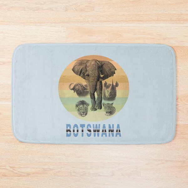 Item preview, Botswana Wildlife "Big Five" Artwork for Botswana Safari designed and sold by Scotch Macaskill.
