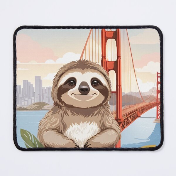 Item preview, Slothster viits Golden Gate Bridge designed and sold by LabZoidd.
