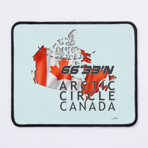 Item preview, Canada Arctic Circle Sticker T-Shirt 01 designed and sold by OuterShellUK.