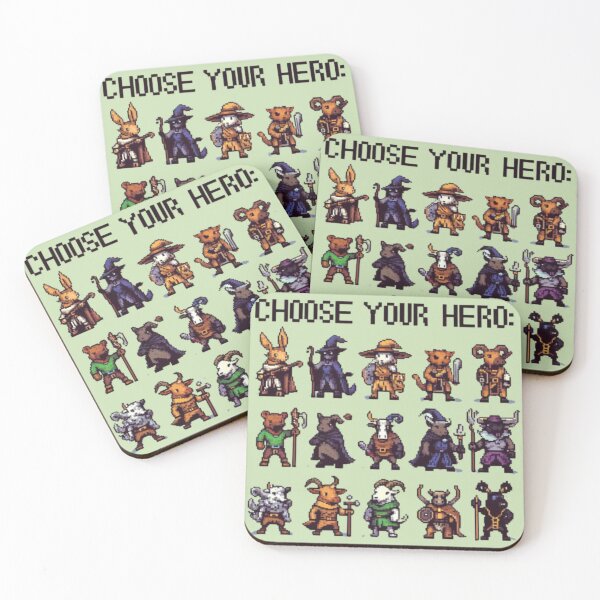 Item preview, Select Your Hero designed and sold by FoxOfPixels.