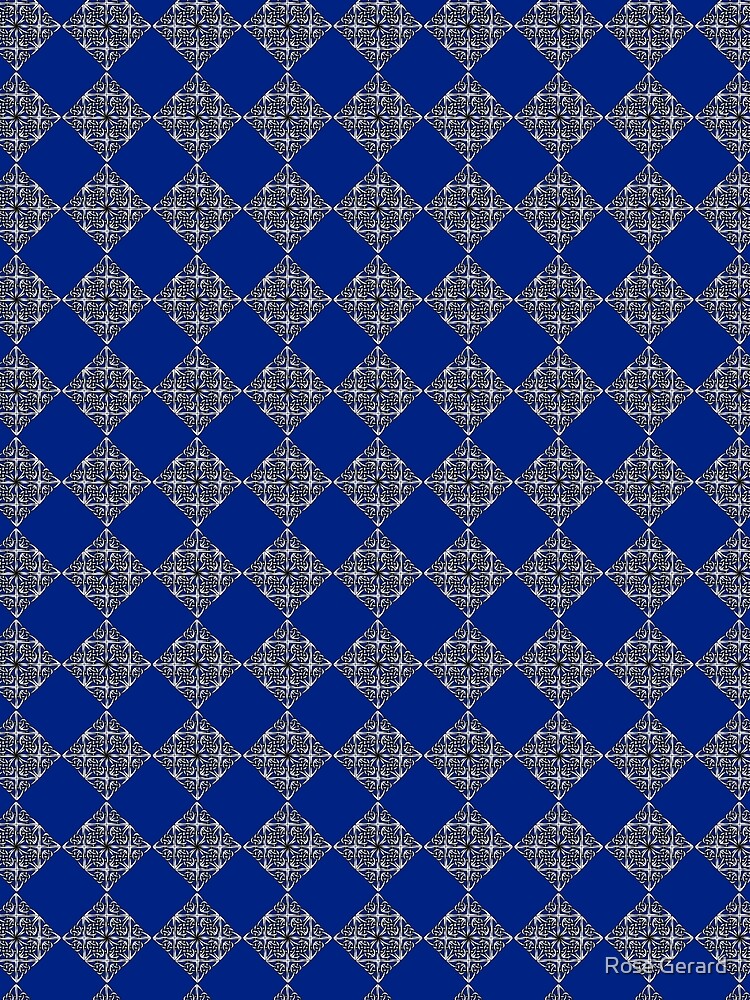 Blue & Silver Diamonds by arkadyrose