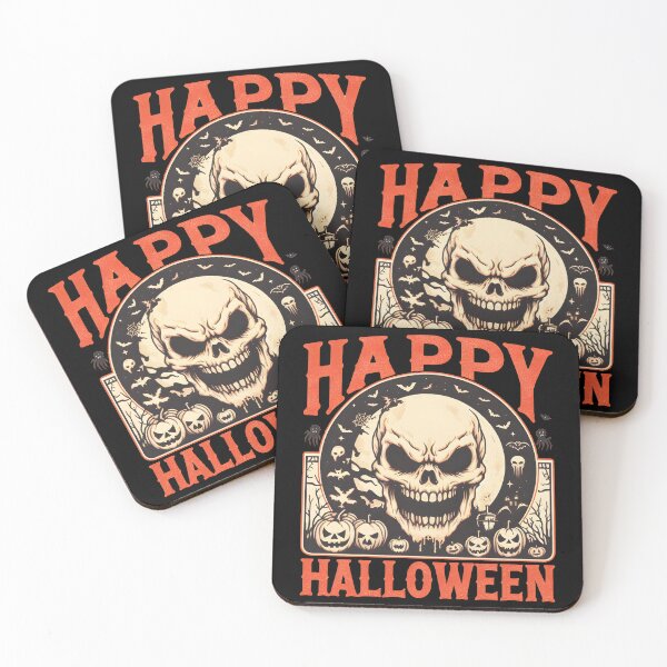 Item preview, Scary Halloween Graphic with Happy Halloween Text designed and sold by CinEmmaDesign.