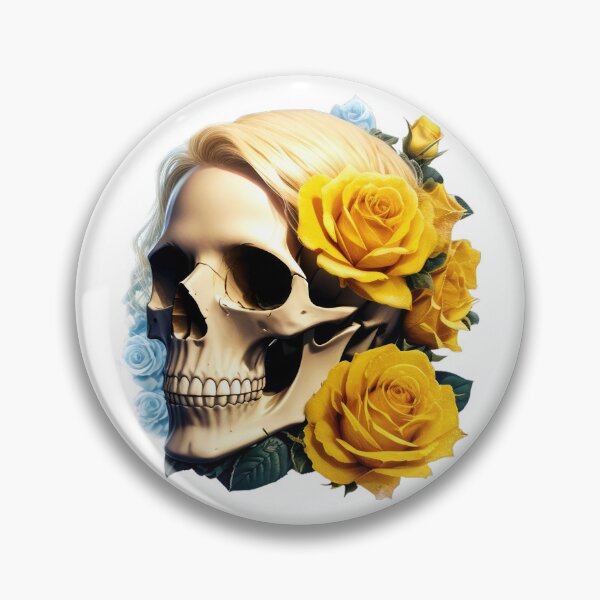 Item preview, SKULL ROSE DARK FLOWERS HALLOWEEN DAY OF DEADS  #ogirdor  designed and sold by ogirdorgraphics.