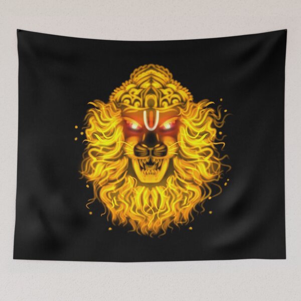 Item preview, Lord Narasimha - Angry form of Lord Vishnu designed and sold by stayartsy07.