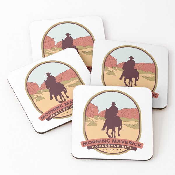 Item preview, Morning Maverick Horseback Ride - Nevada designed and sold by Moritz Schwäble.