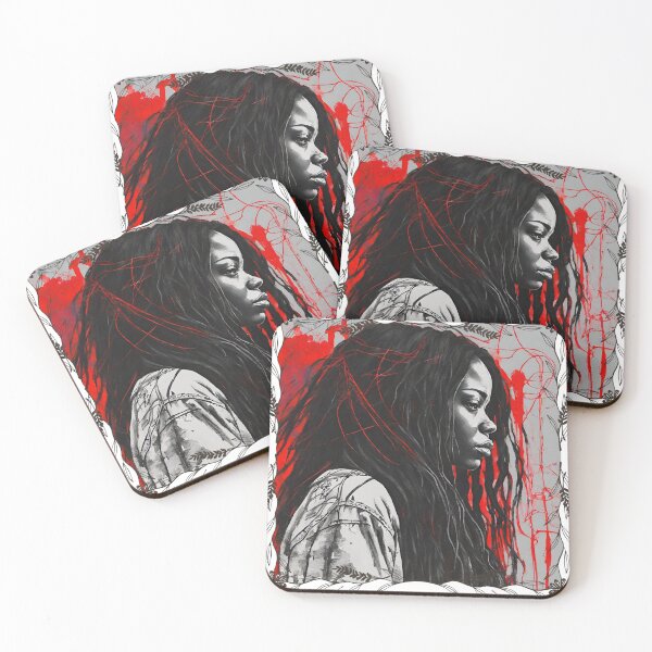Item preview, Red Streaks in the Shadows designed and sold by ByteMirage.