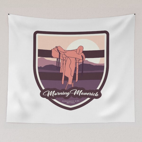 Item preview, Morning Maverick Horseback Ride - Nevada designed and sold by Moritz Schwäble.